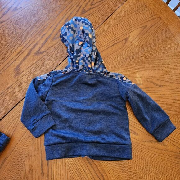 Athletic Works Baby Boys’ Hoodie and Pants Set 2-Piece 6-9 Months Blue Joggers - Picture 4 of 4